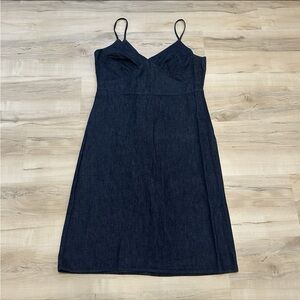 Old Navy spaghetti strap y2k denim dress 16 xl